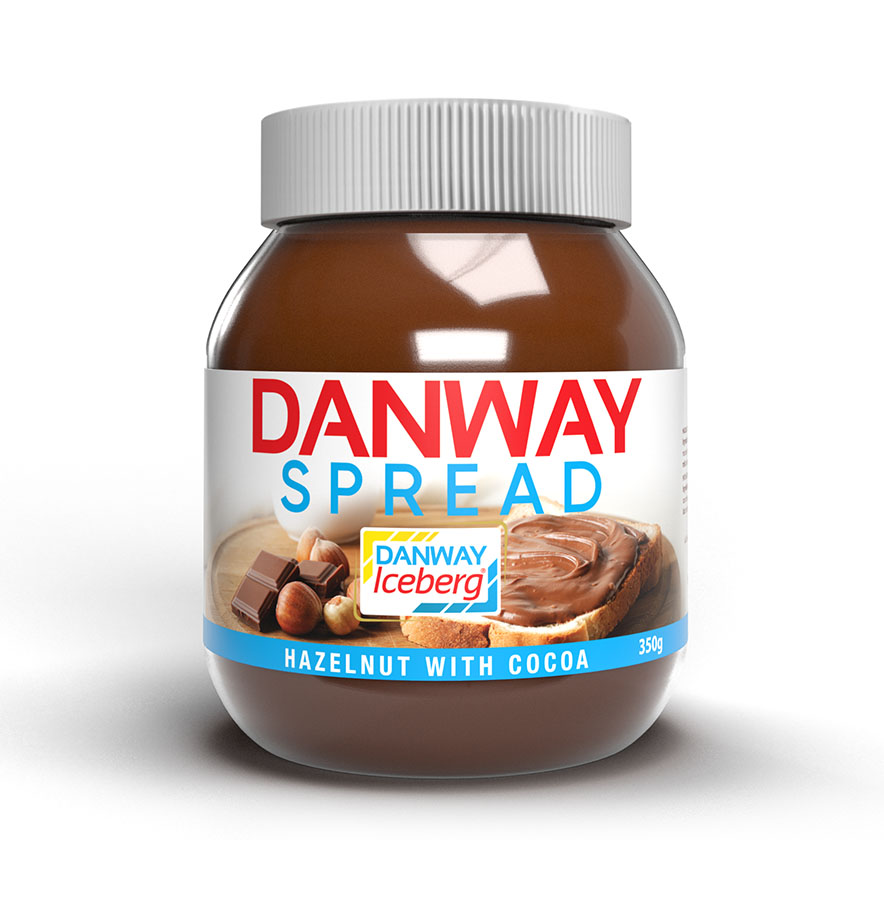 LibanJus - Danway Iceberg - Hazelnut Spread with Cocoa 750g